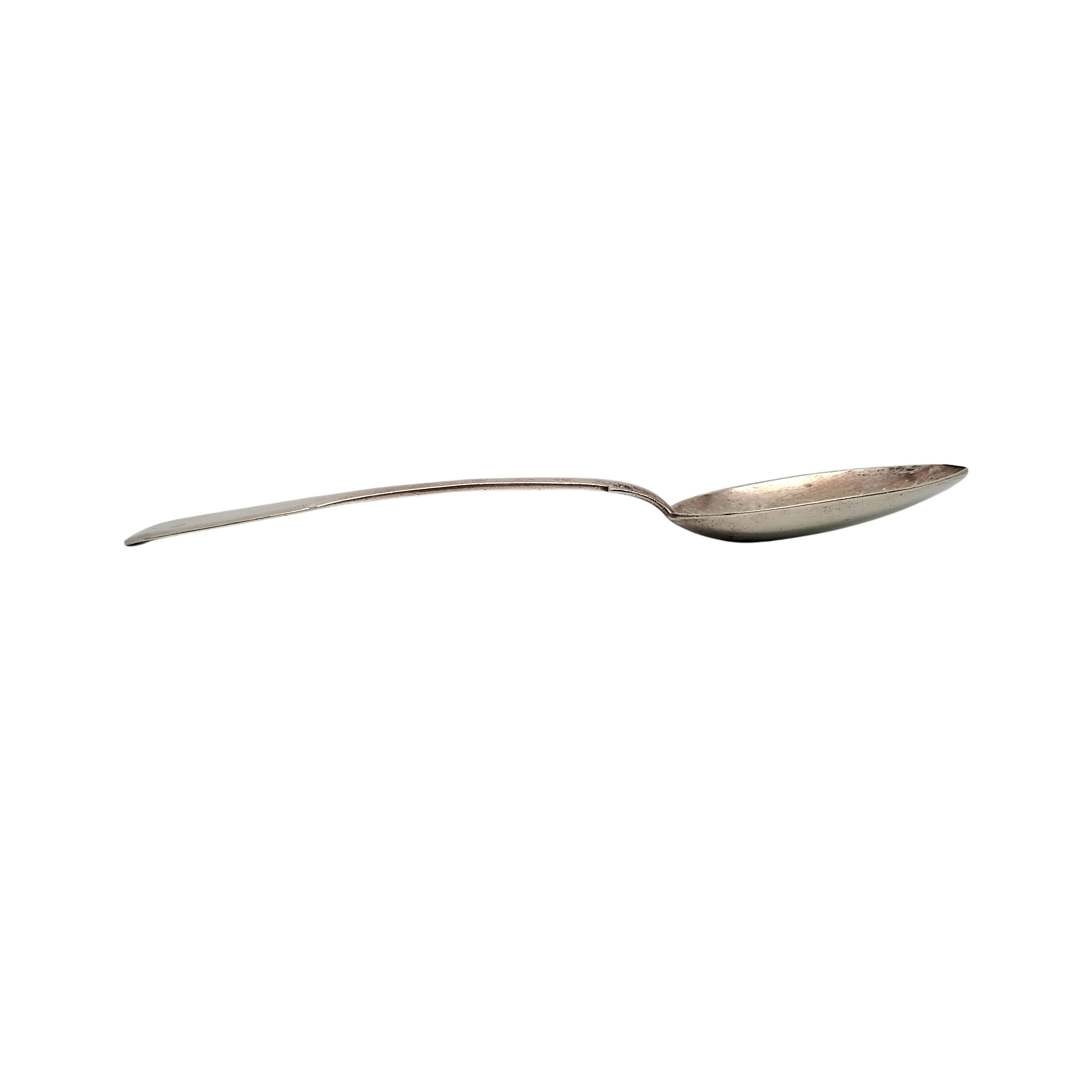 Antique Russian 84 Silver Tablespoon Fiddle Pattern In Good Condition In Washington Depot, CT