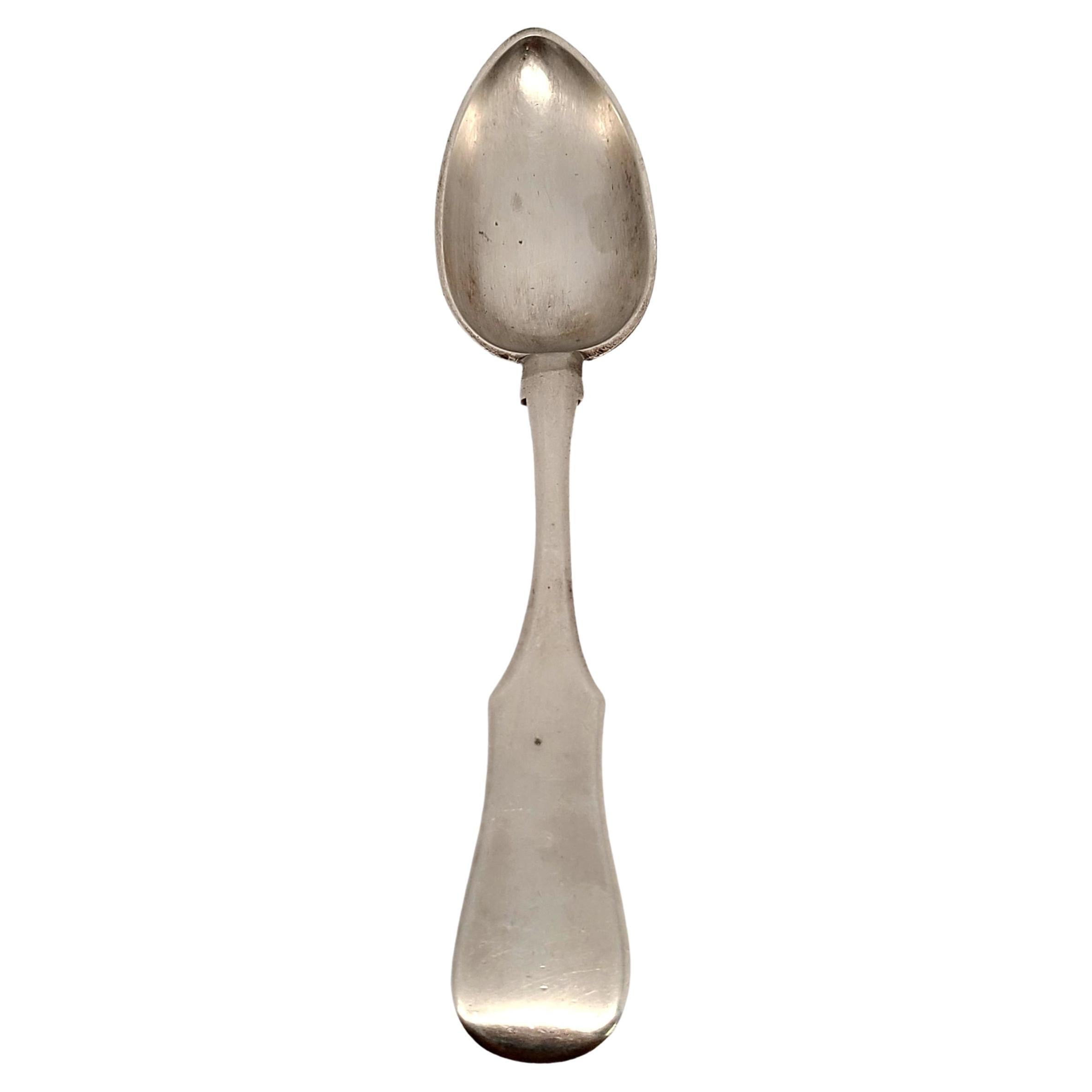 Antique Russian 84 Silver Tablespoon Fiddle Pattern For Sale