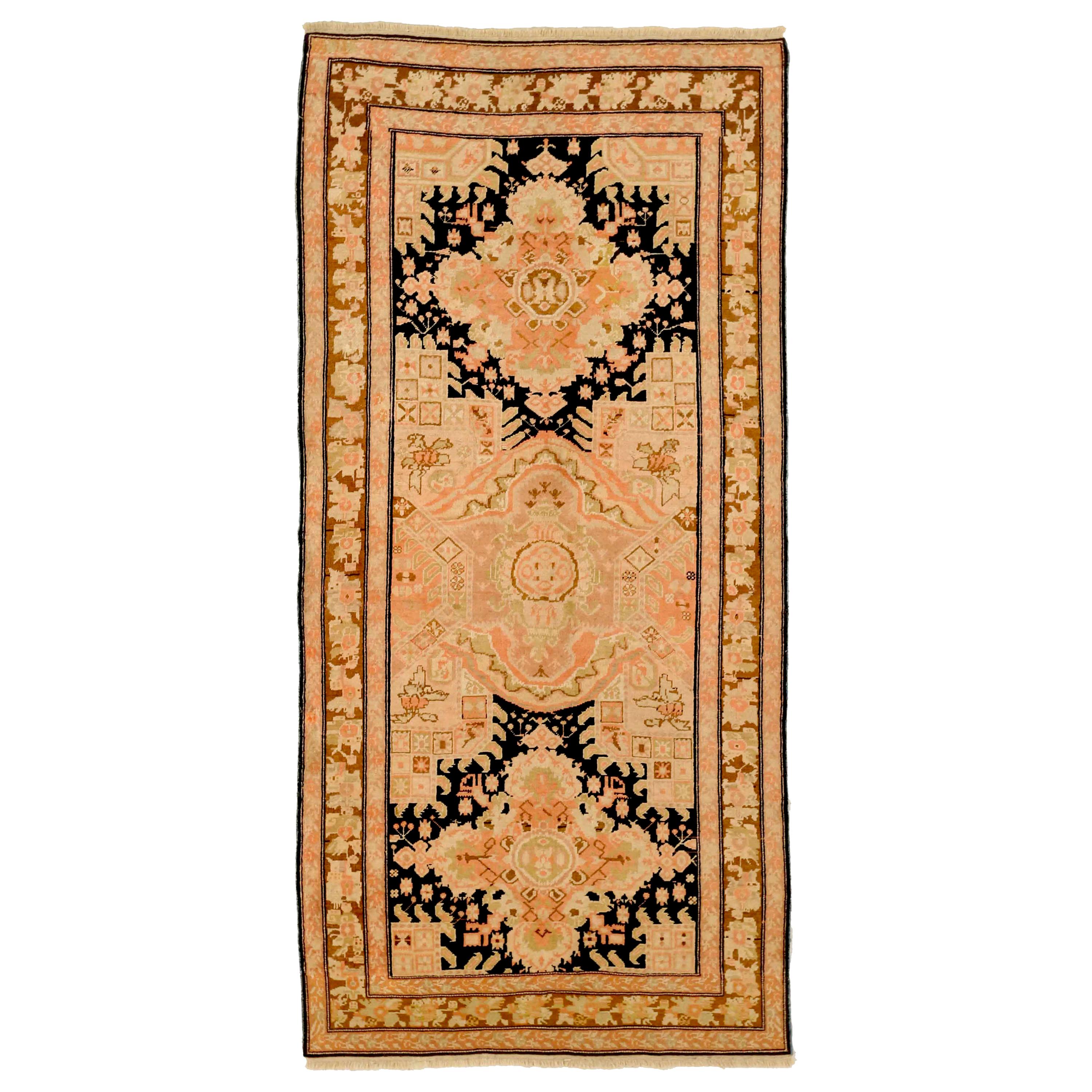 Antique Russian Area Rug Karebagh Design For Sale