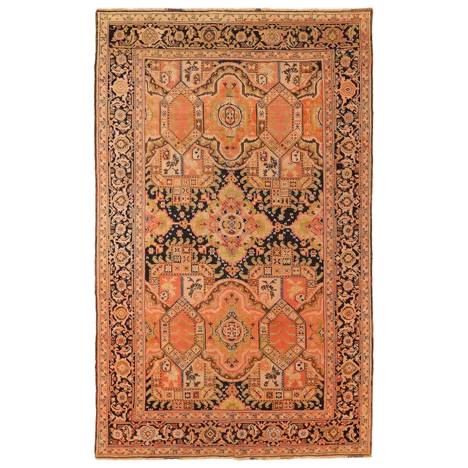 Antique Russian Area Rug Azarbaijan Design For Sale at 1stDibs