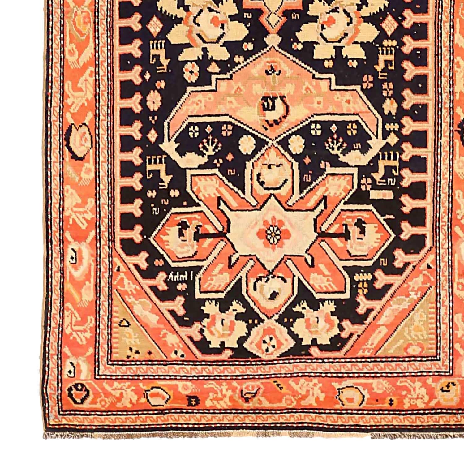 Other Antique Russian Area Rug Karebagh Design For Sale