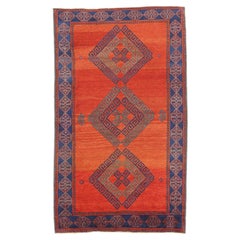 Vintage Russian Area Rug Kazak Design