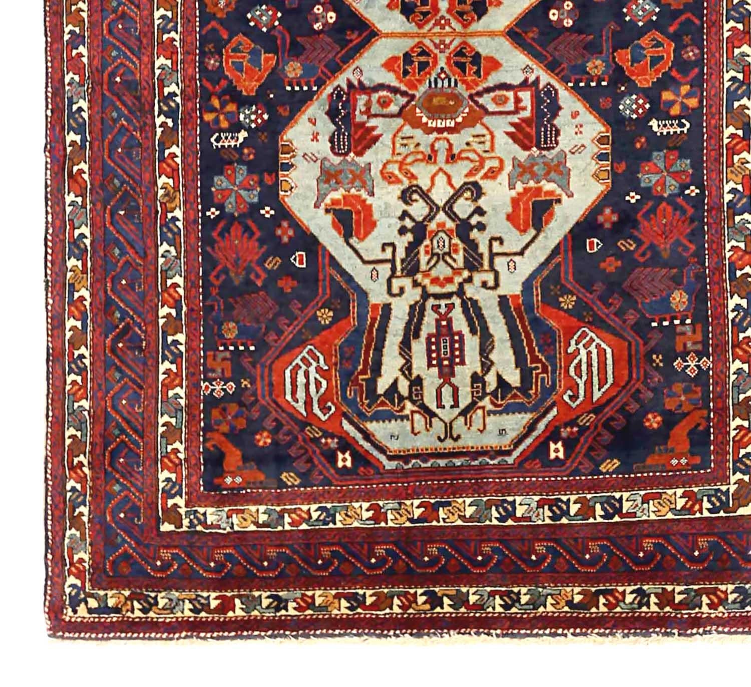 Other Antique Russian Area Rug Russian Design For Sale