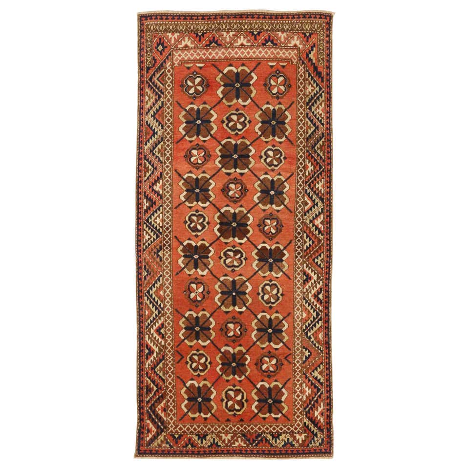 Antique Russian Area Rug Uzbak Design For Sale at 1stDibs