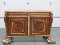Antique Russian Baltic Marble-Top Commode
