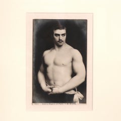 Antique Russian Bodybuilder Postcard, circa 1900