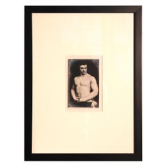 Antique Russian Bodybuilder Postcard, circa 1900