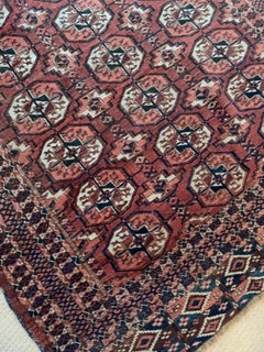 Antique Russian Bokhara Rug, Early 20th Century