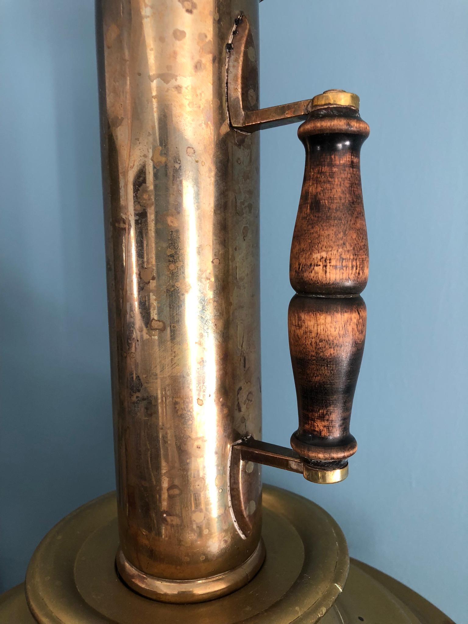 Antique Russian Brass Samovar 19th Century “Ivan Pushkov v Danilove” For Sale 7