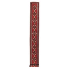 Antique Russian Caucasian Karabagh Rug, Extra-Long Hotel Size Aisle Runner