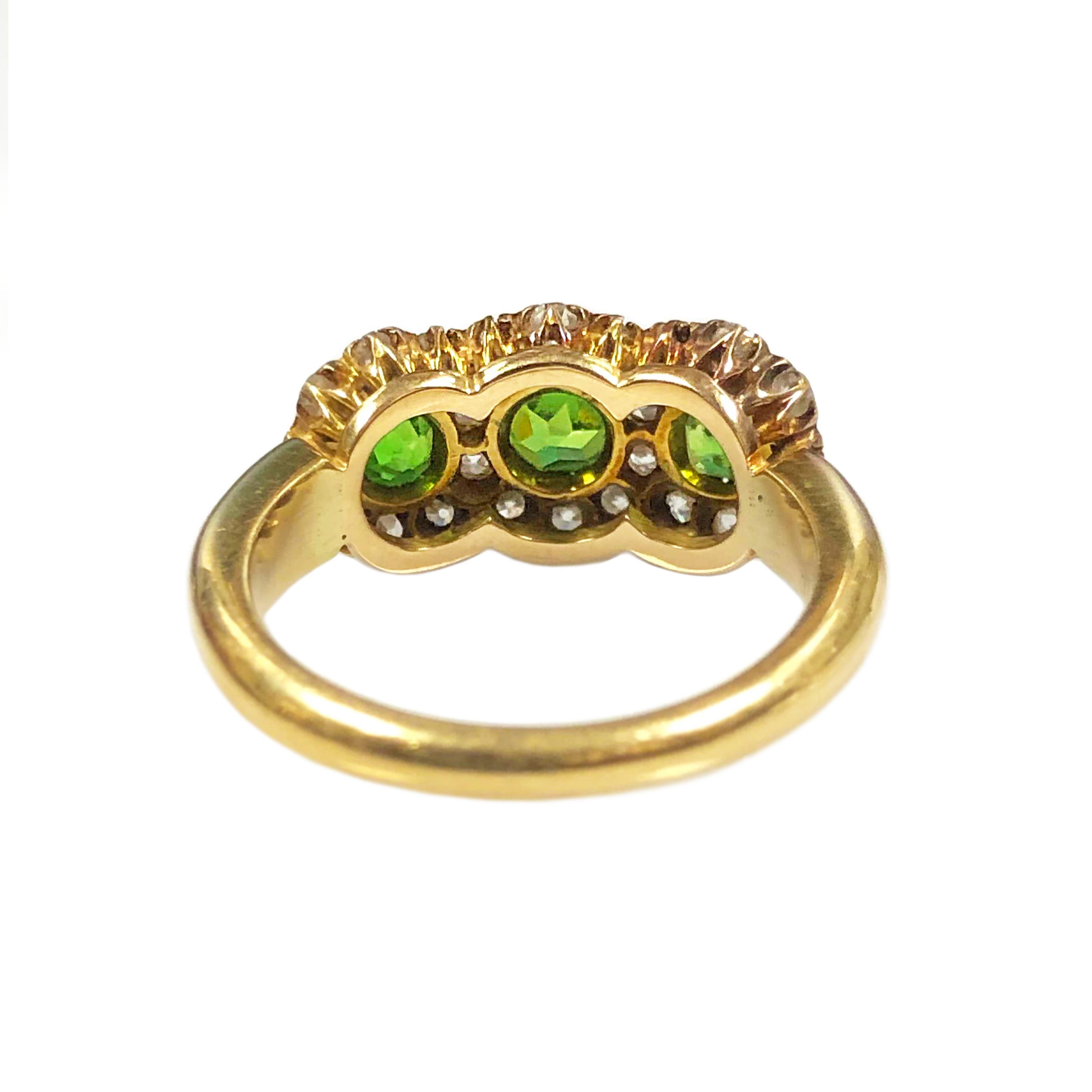 demantoid garnet jewelry