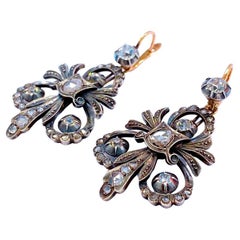 Antique Russian Diamond Earrings