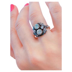 Antique Old Mine Cut Diamond Gold Ring