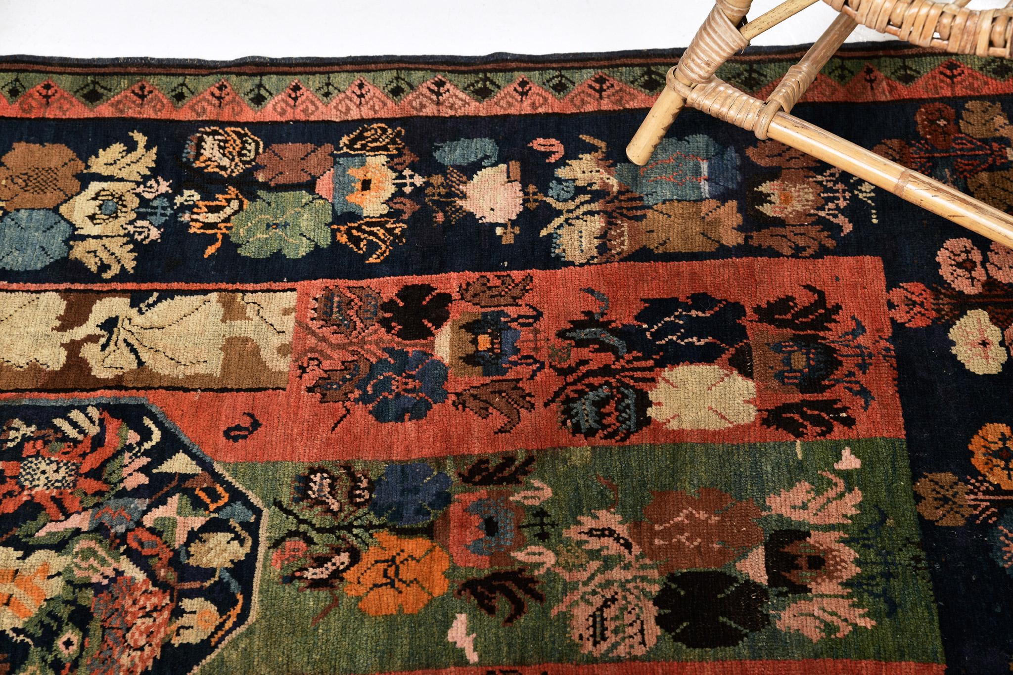 Hand-Knotted Antique Russian Gharabagh Circa 1900s For Sale