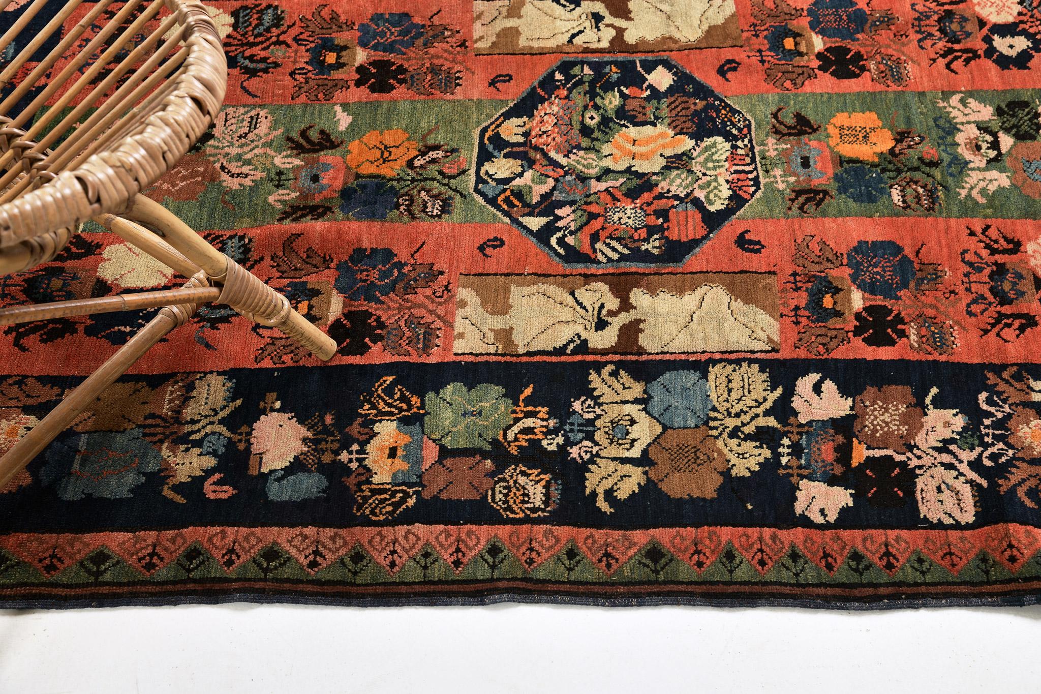 Wool Antique Russian Gharabagh Circa 1900s For Sale