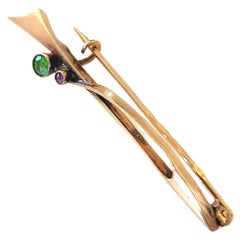 Antique Russian Gold Brooch