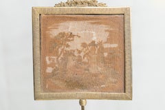 Antique Russian Gothic Style Gilt Bronze and Brass Candle Holder Screen