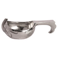 Antique Russian Imperial Silver Art Nouveau Kovsh Moscow Ivan Lebedkin 1898-1914