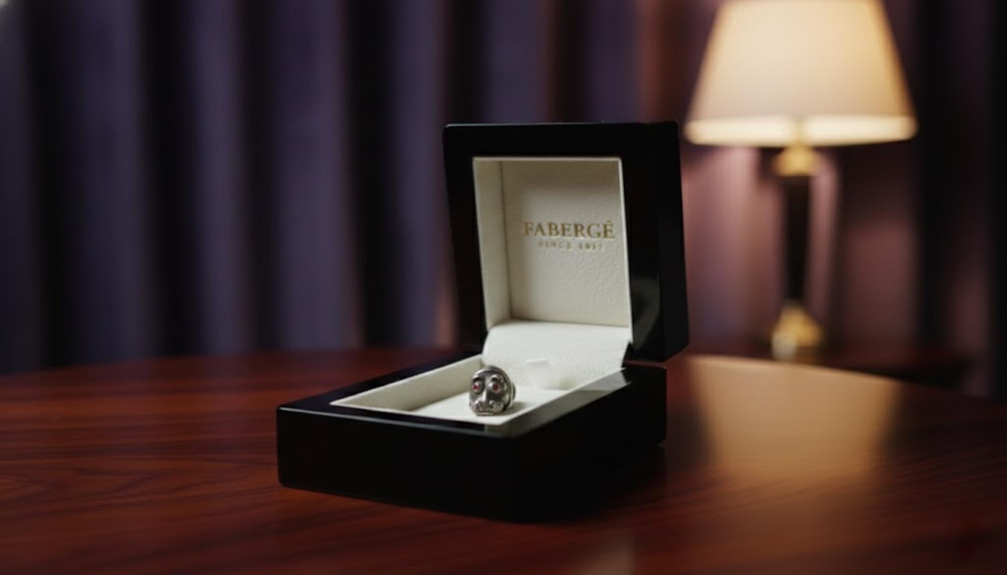 Antique Russian Imperial Silver Baby Hippo with Ruby Eyes by Julius Rappoport For Sale 11