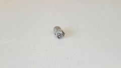 Antique Russian Imperial Silver Mini Pig with Ruby Eyes by Julius Rappoport