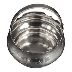 Antique Russian Imperial Silver Swing Handle BonBon Basket Moscow Kokoshnik 1910