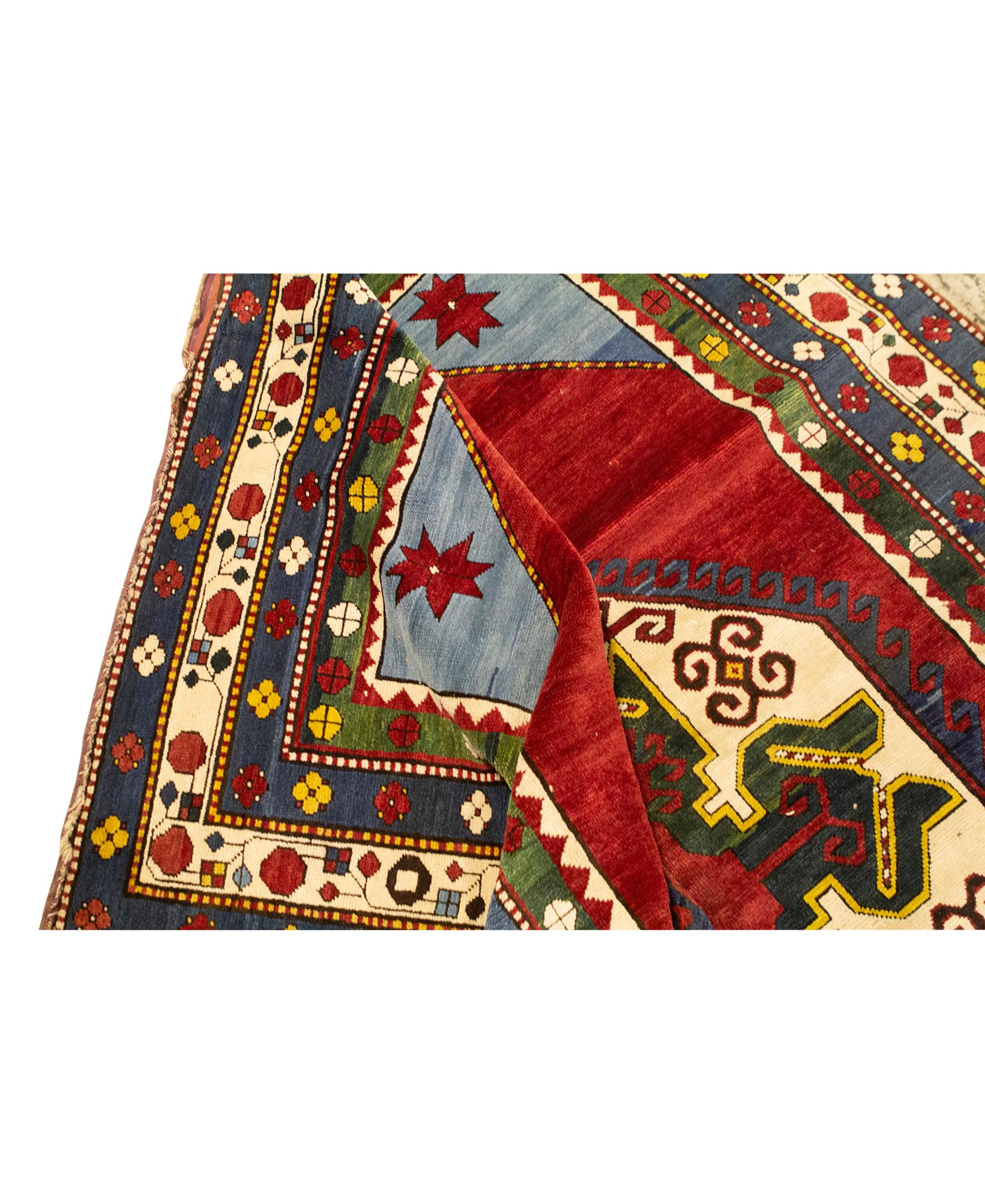 Antique Persian Fine Traditional Handwoven Luxury Wool Red / Ivory Rug In Good Condition For Sale In Secaucus, NJ