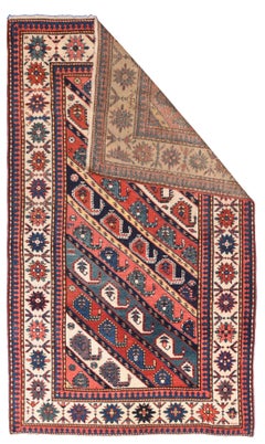Tappeto Kazak antico 4'2'' x 6'11''