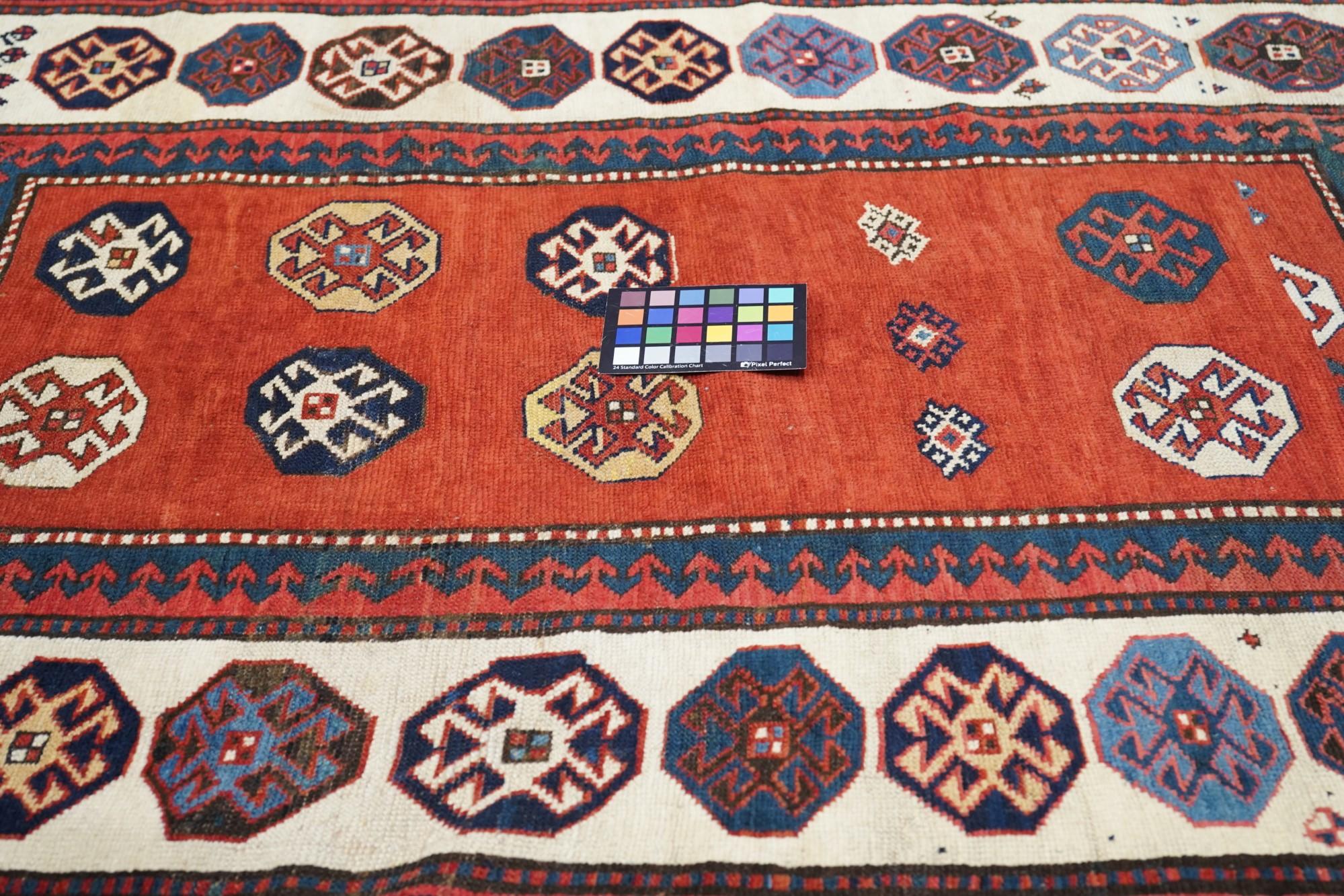 Tappeto Kazak antico 4'2'' x 6'4'' in vendita 2