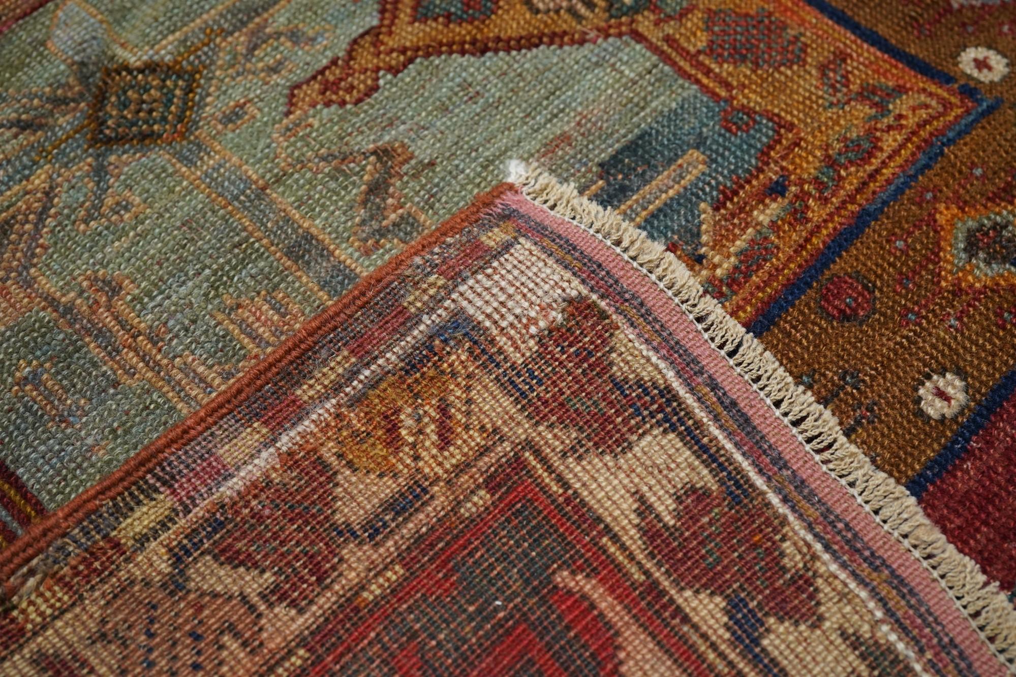 Antique Kazak Rug 5'10'' x 13'8'' For Sale 4