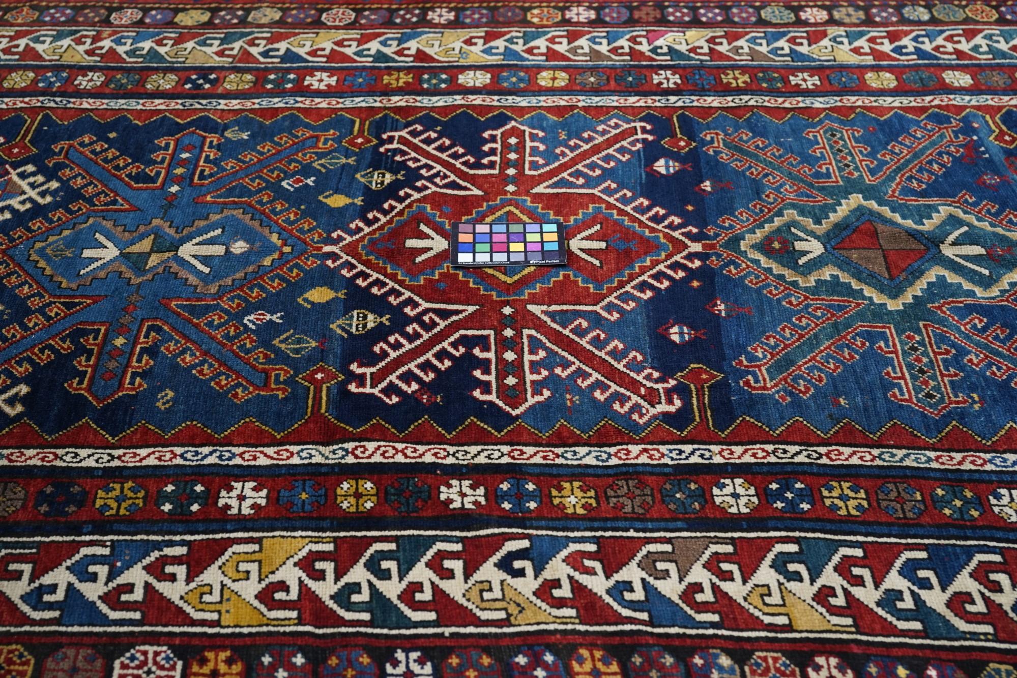 Antique Kazak Rug  For Sale 3