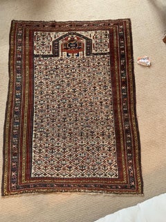 Antique Russian Kuba Prayer Rug, 19th Century, Russia