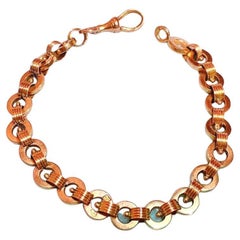 Antique Russian Link Gold Bracelet
