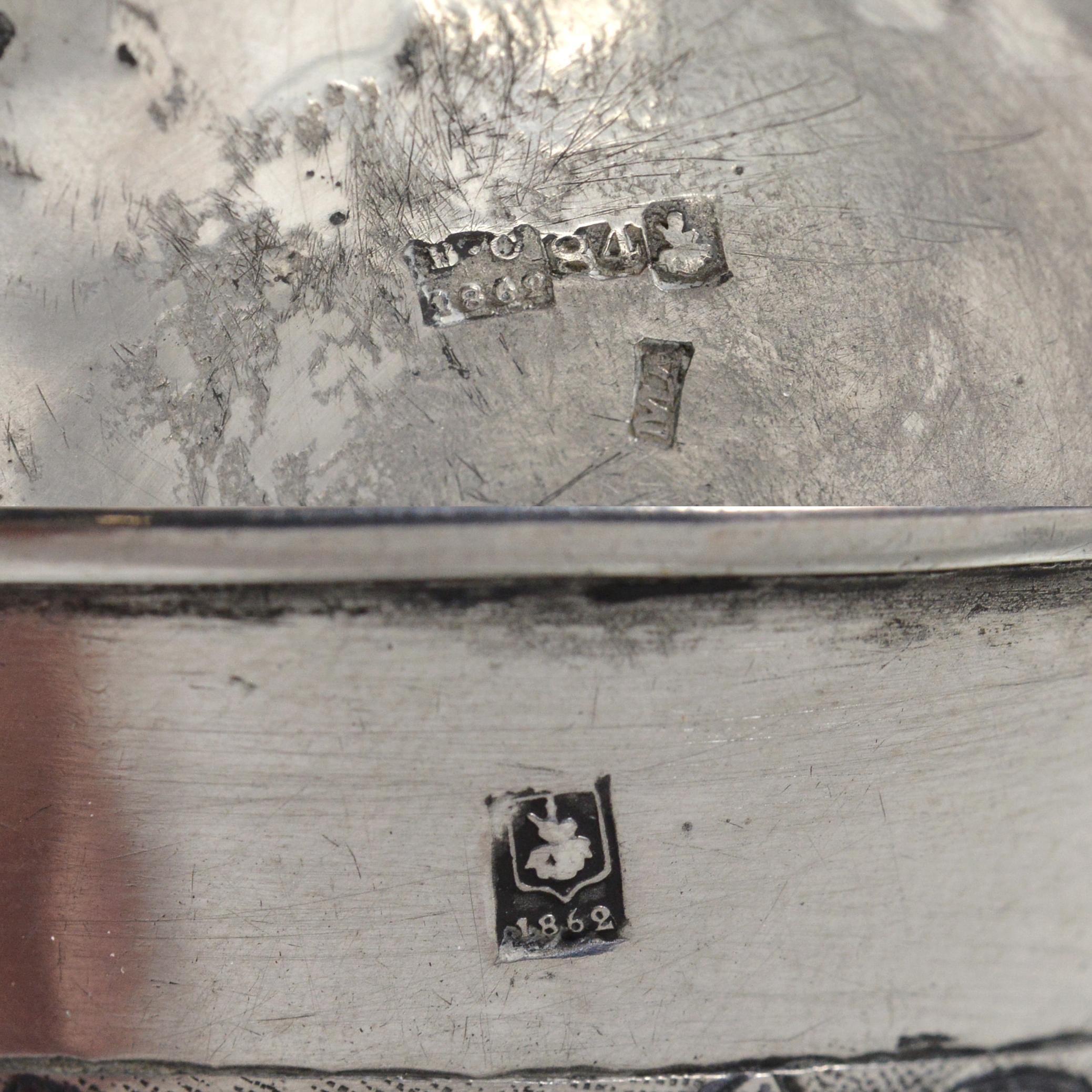 Antique Russian Niello Silver Cup Beaker by M. Dmitriev 1862 Moscow Views 2