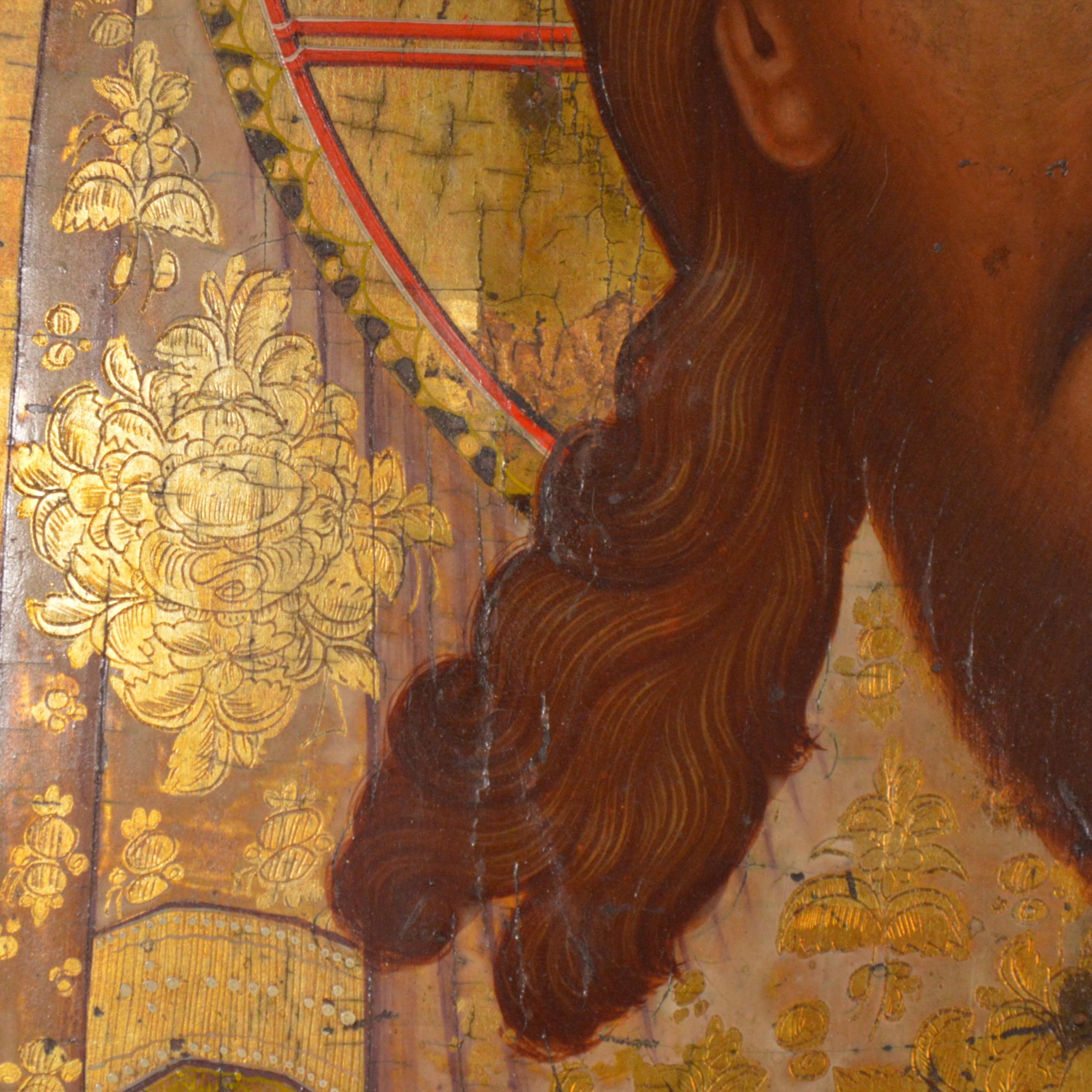 Antique Russian Orthodox Icon, The Holy Face, circa 1900 9