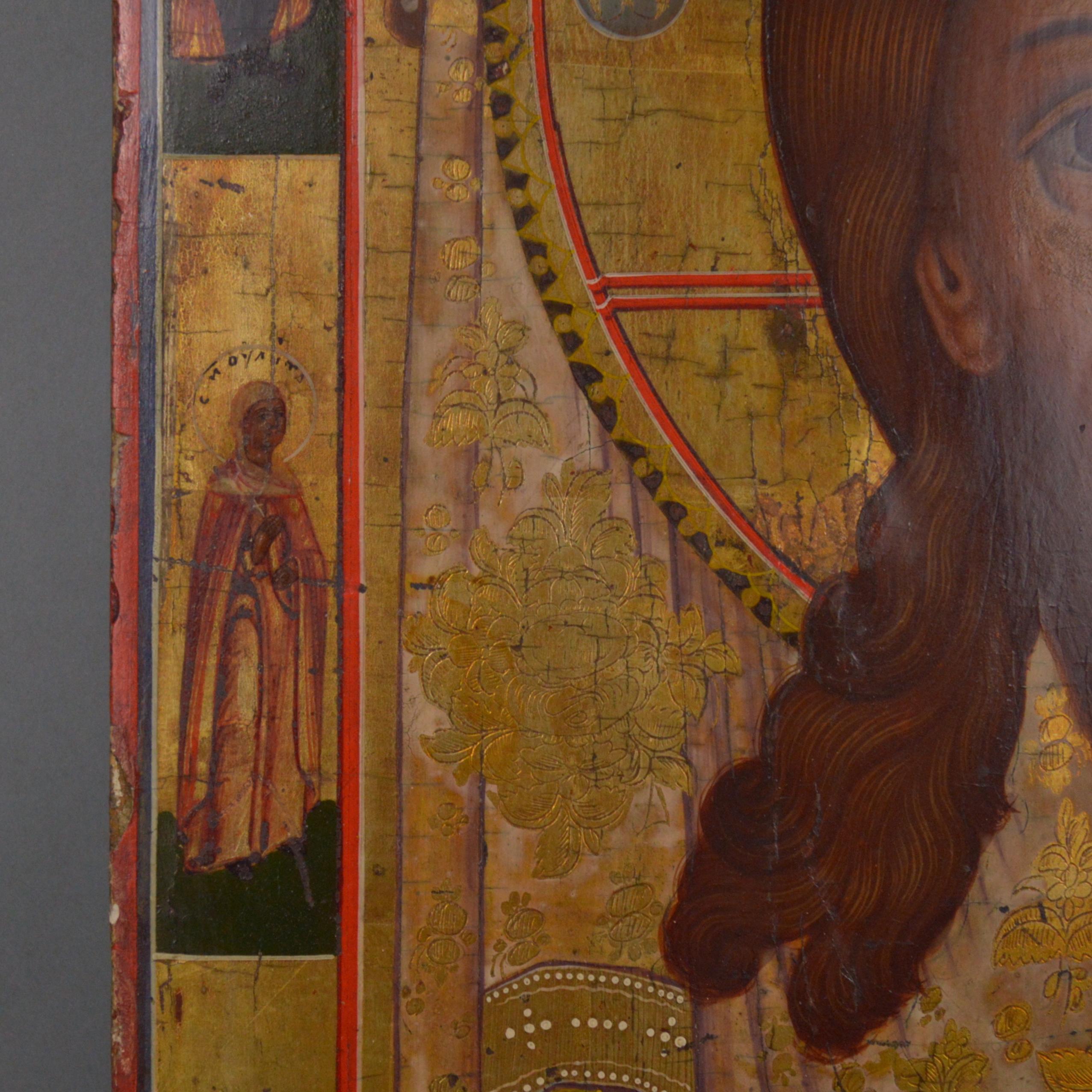 Antique Russian Orthodox Icon, The Holy Face, circa 1900 In Good Condition In Brussels, BE