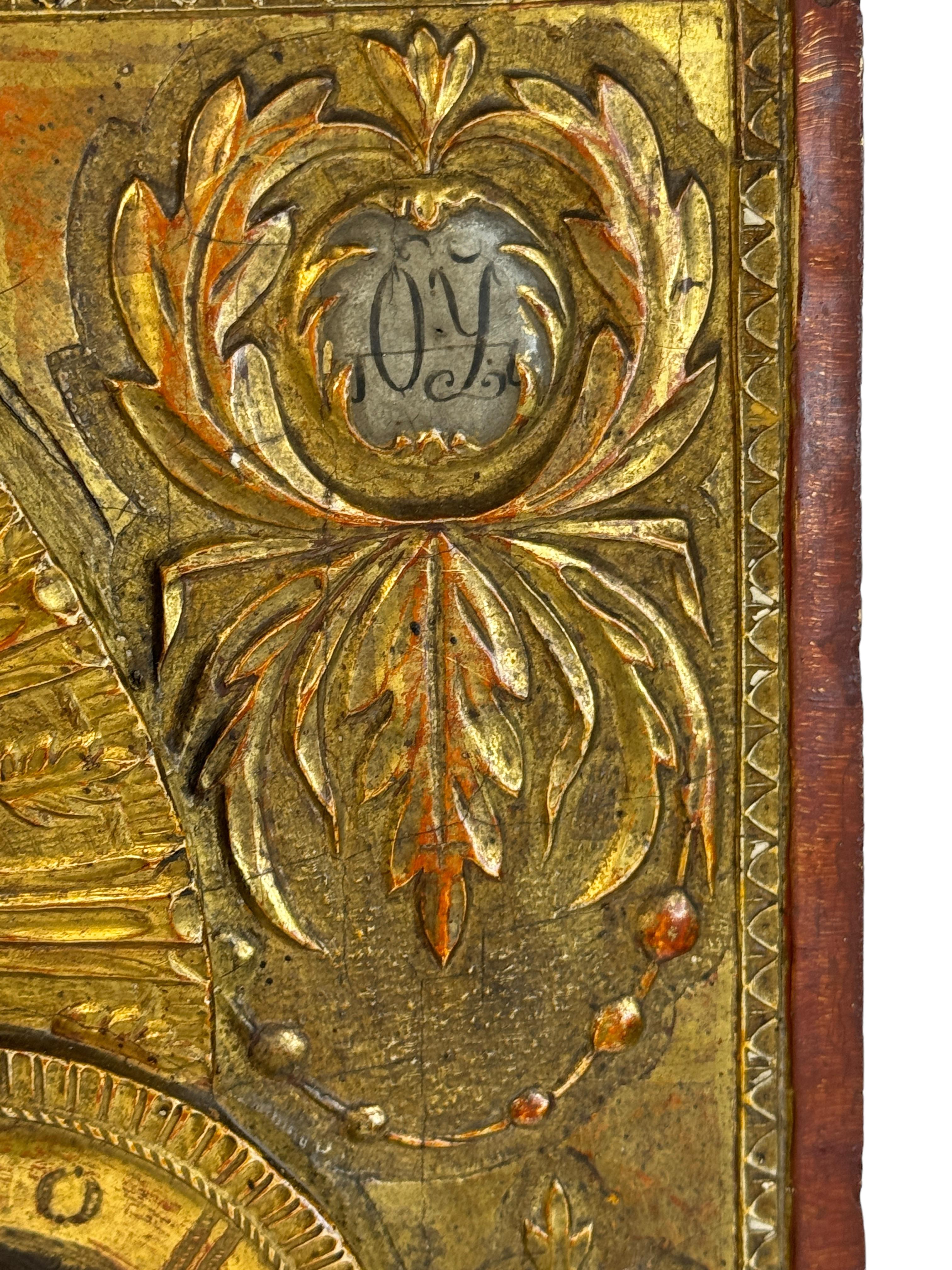 Antique Russian Orthodox Icon Tikhvin Mother of God, 17th Ct. Collection Popoff 3