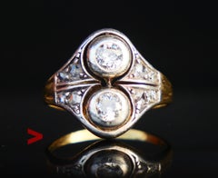 Bague Antiquities 0.8 ctw. Diamants en or massif 18K A Silver ØUS 6 / 4.55gr