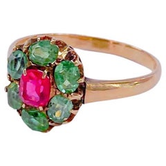 Antique Russian Ruby Ring