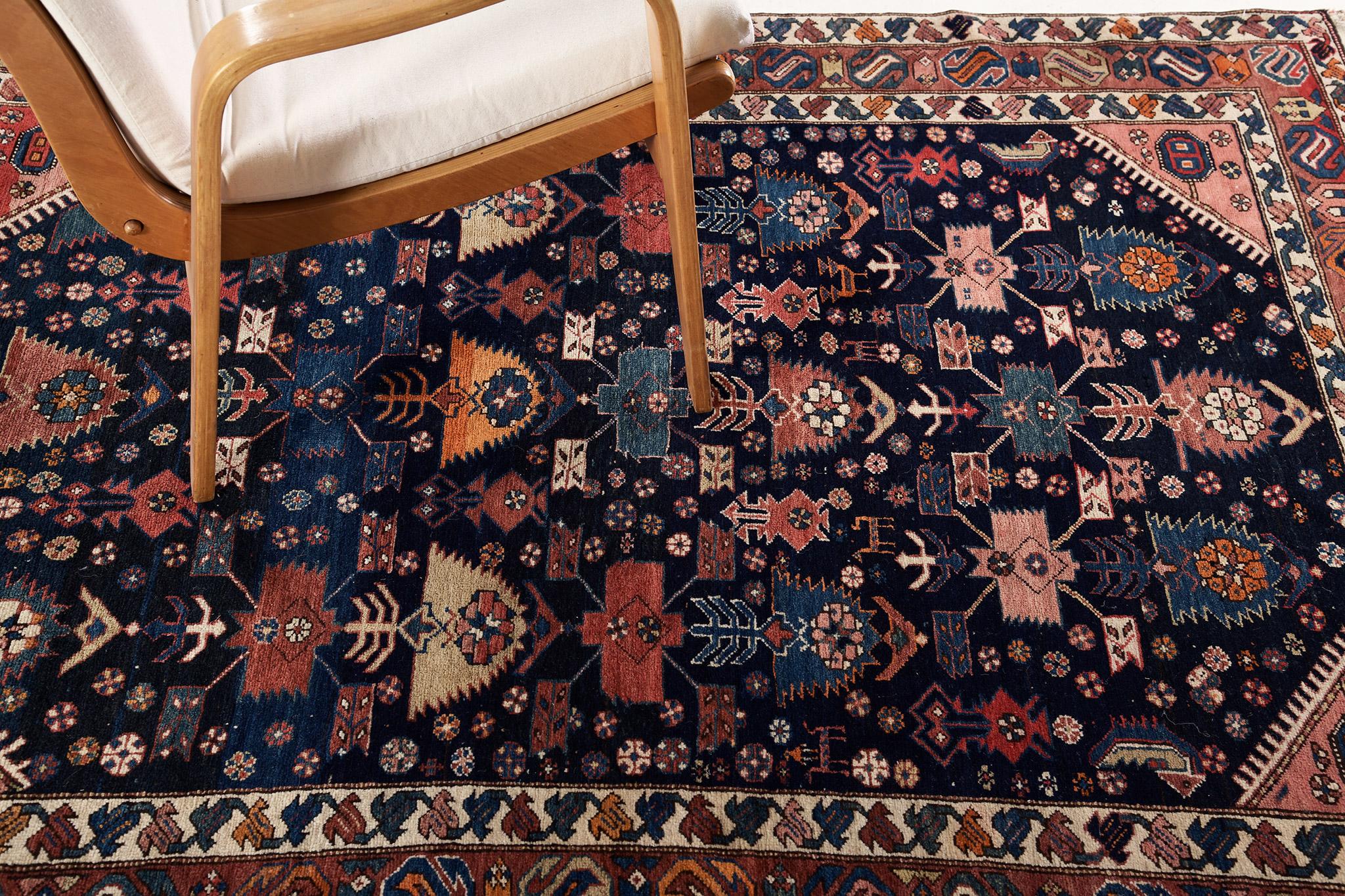 Antique Russian Shirvan Rug 31283 In Good Condition For Sale In WEST HOLLYWOOD, CA