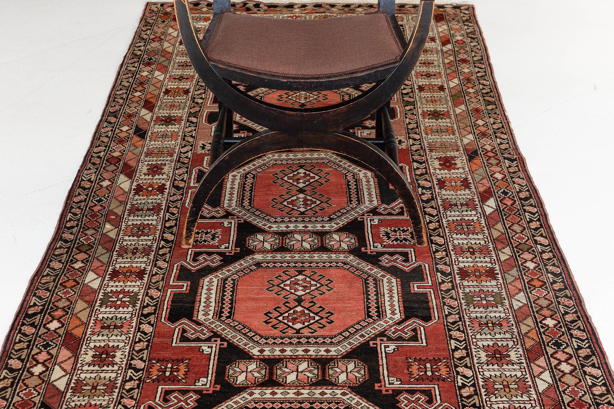 Antique Russian Shirvan Runner For Sale 2