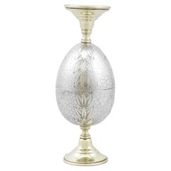 Antique Russian Silver Egg Cups