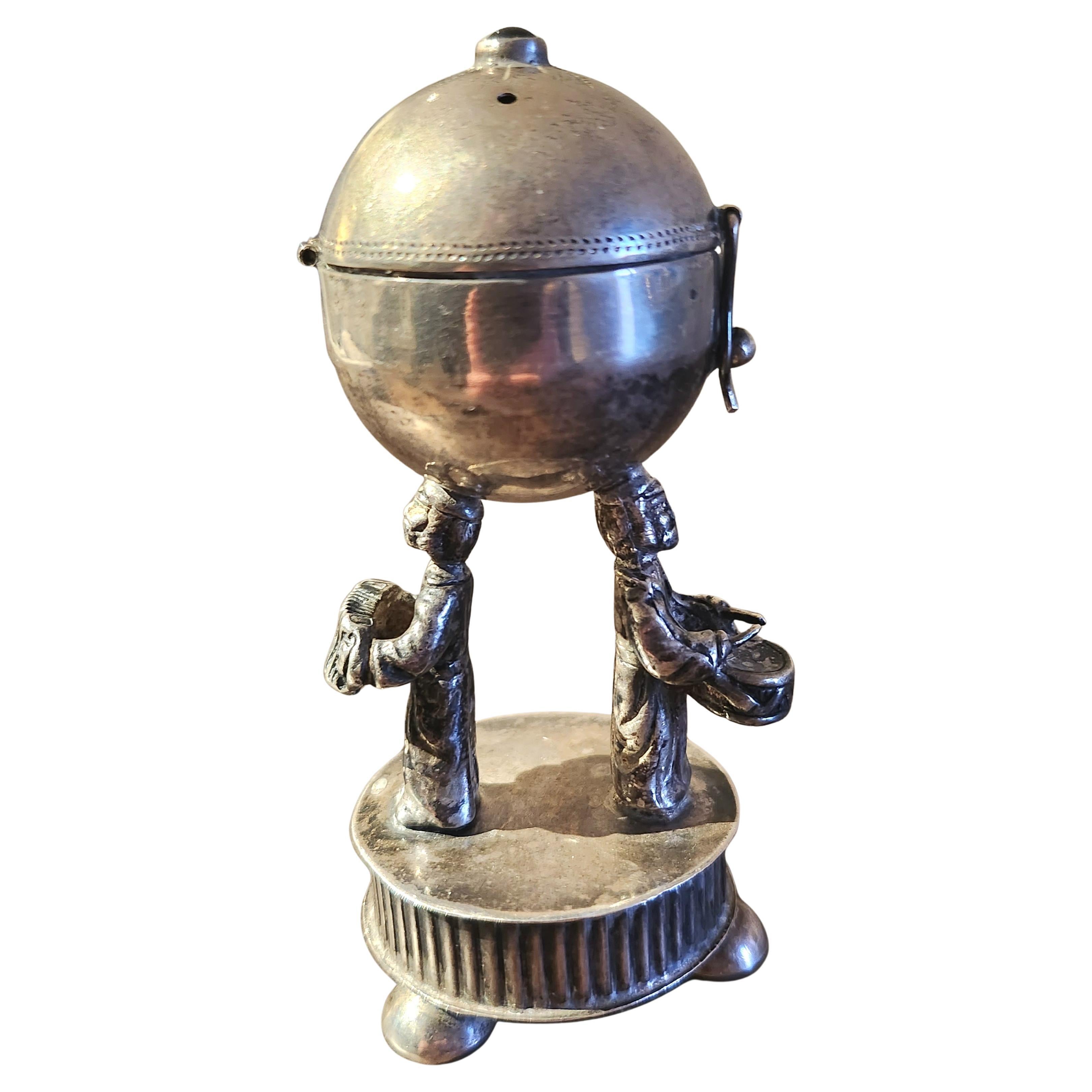 Antique Russian Silver Salt Shaker For Sale