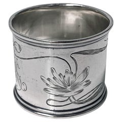 Antique Russian Silver Serviette Napkin Ring, Moscow, 1898-1908
