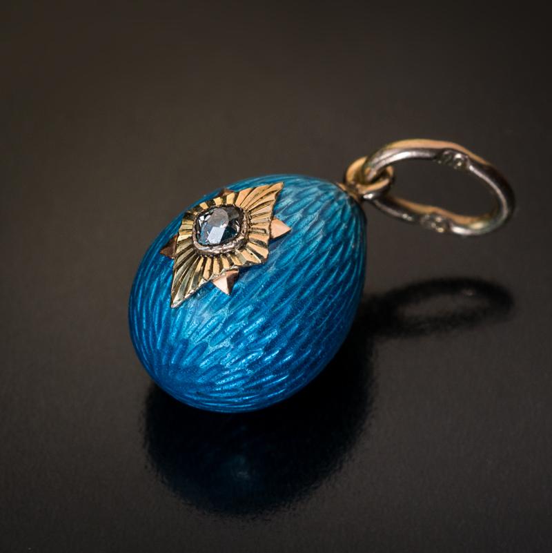 antique guilloche enamel
