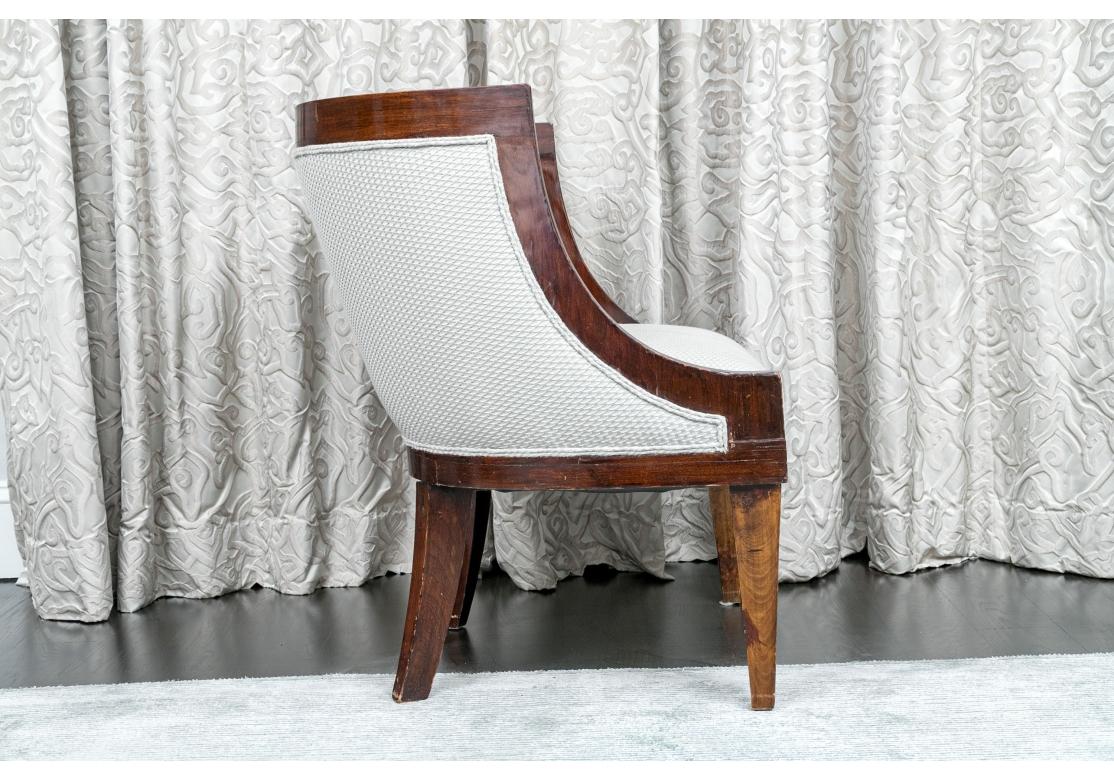 Antiker russischer gepolsterter Sessel, um 1890 (Stoff) im Angebot