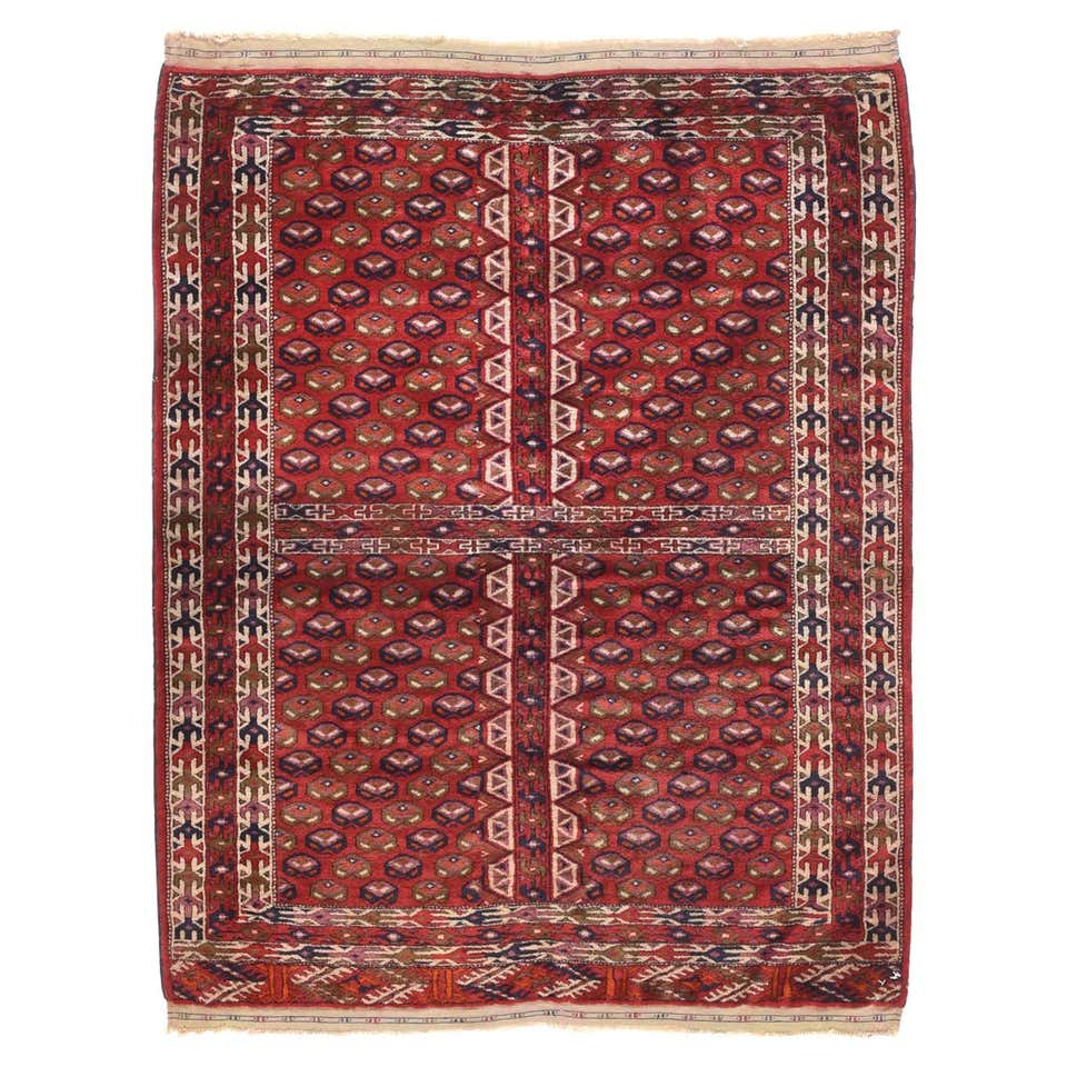 Antique Russian Area Rug Gharebagh Design For Sale at 1stDibs