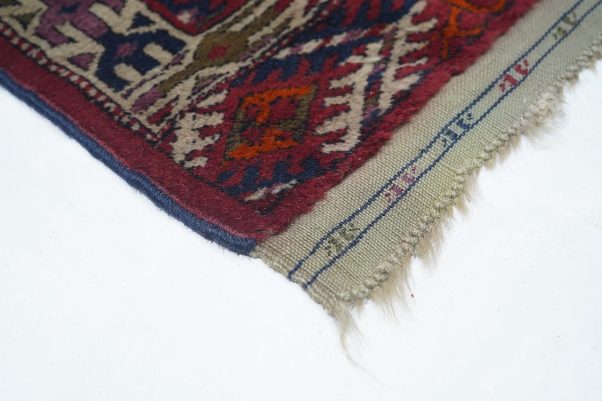 Antique Russian Yamud Bokara Rug  In Good Condition For Sale In New York, NY