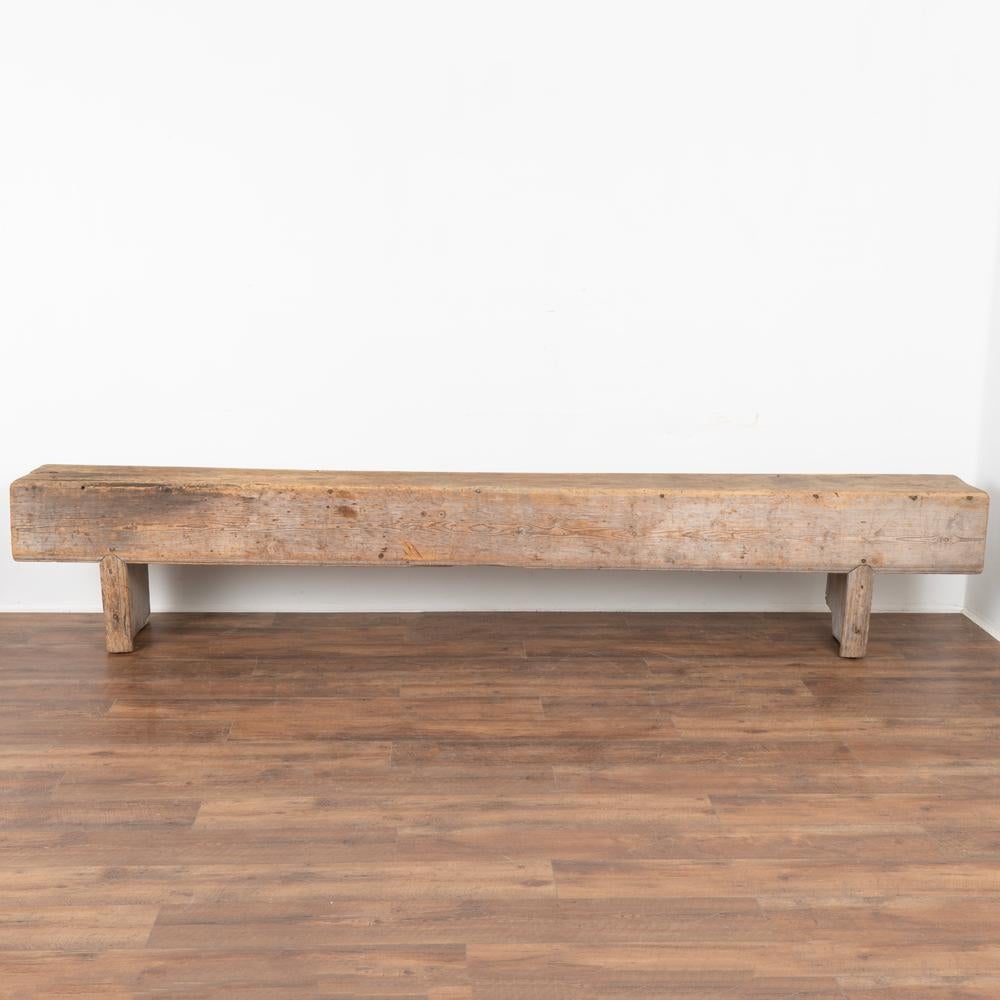 Swedish Antique Rustic Bench from Sweden, circa 1840