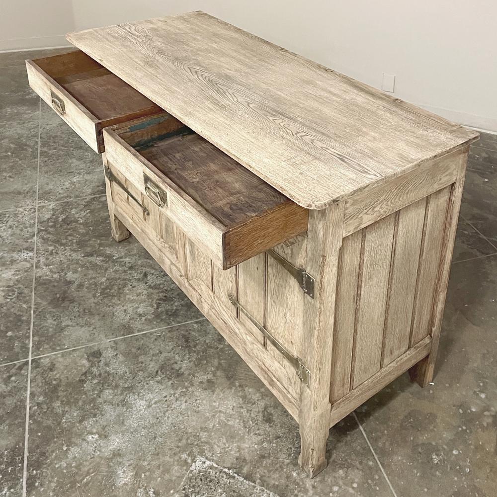 Antique Rustic Arts & Crafts Period Low Buffet ~ Credenza For Sale 1