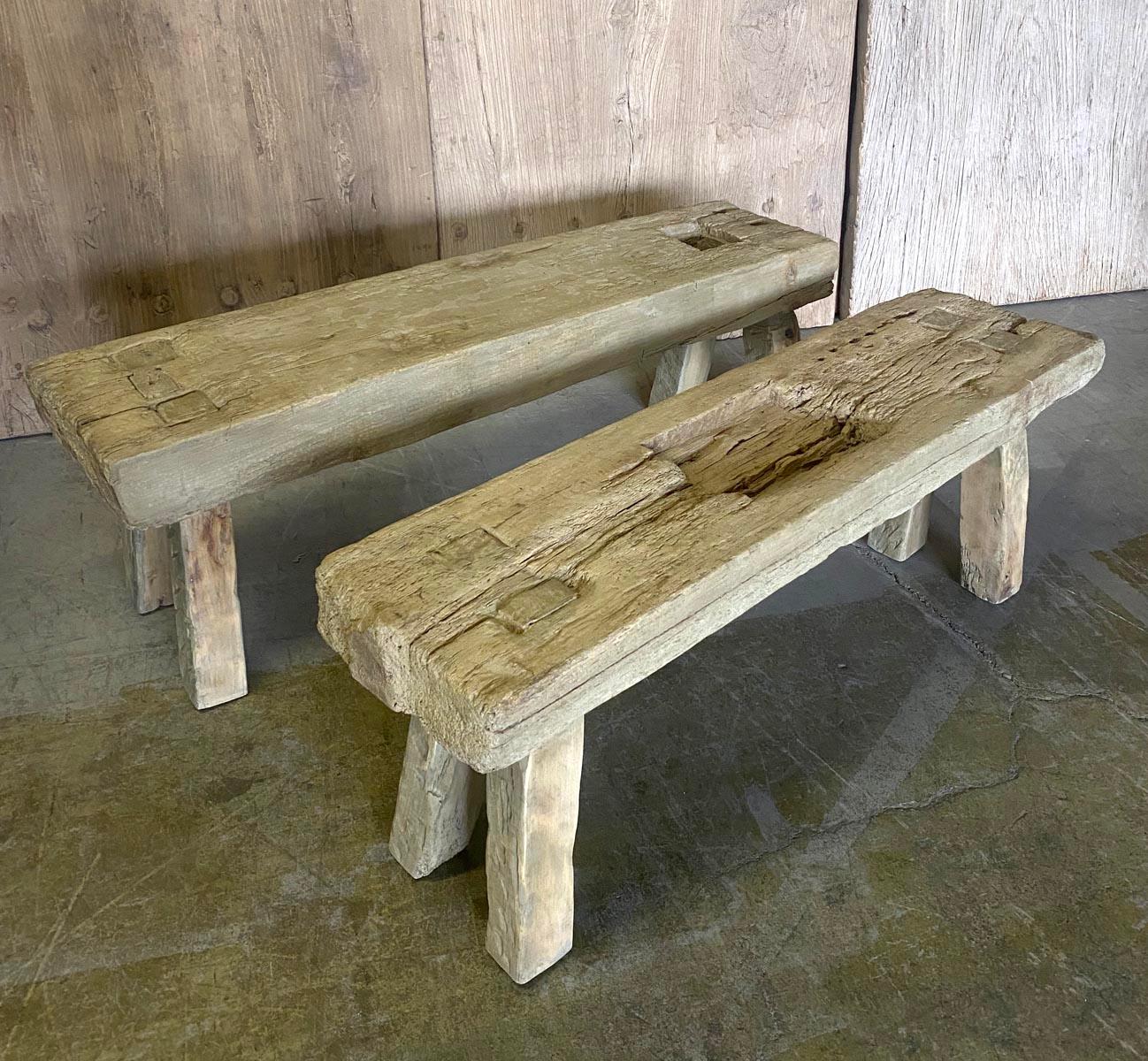 Antique Rustic Batea Bench 2